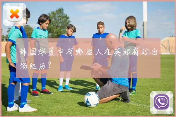 韩国球员中有哪些人在英超有过出场经历？